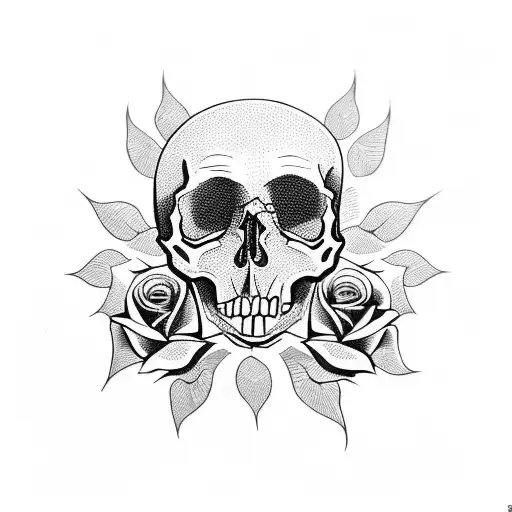 Skull And Roses