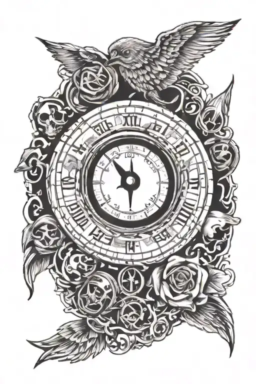 Money On Top Rpm Gauge In The Middle And And Eye On The Bottom