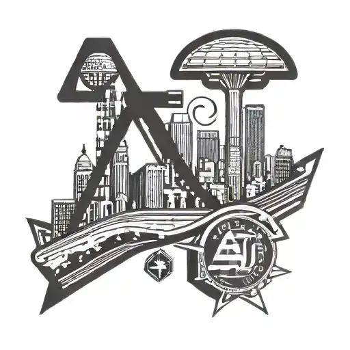 Atl Logo With City And 85 Interstate Symbol With Subtle Elements