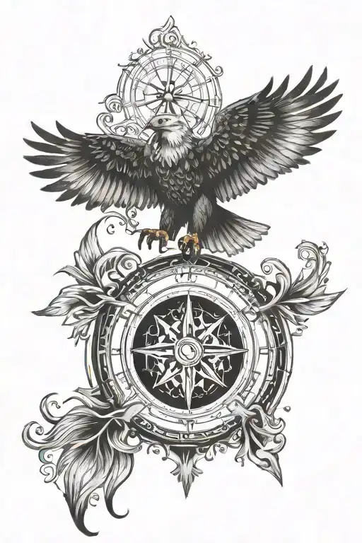 Eagle And Compass