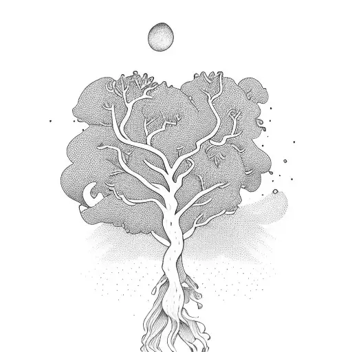 Tree Sleeve With Other Elements