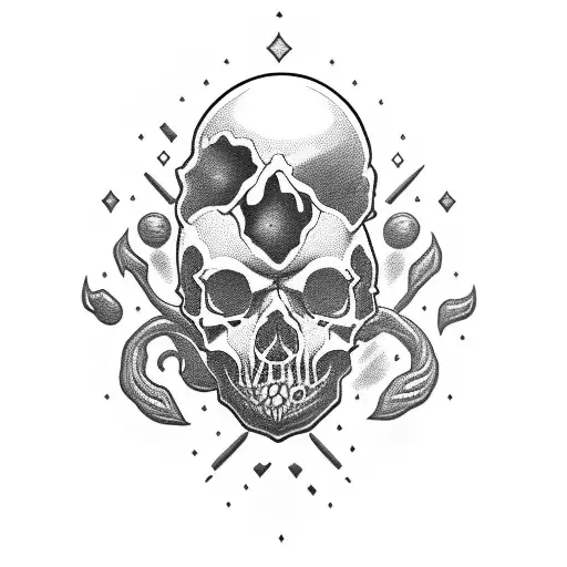 Black Spade Skulls 13