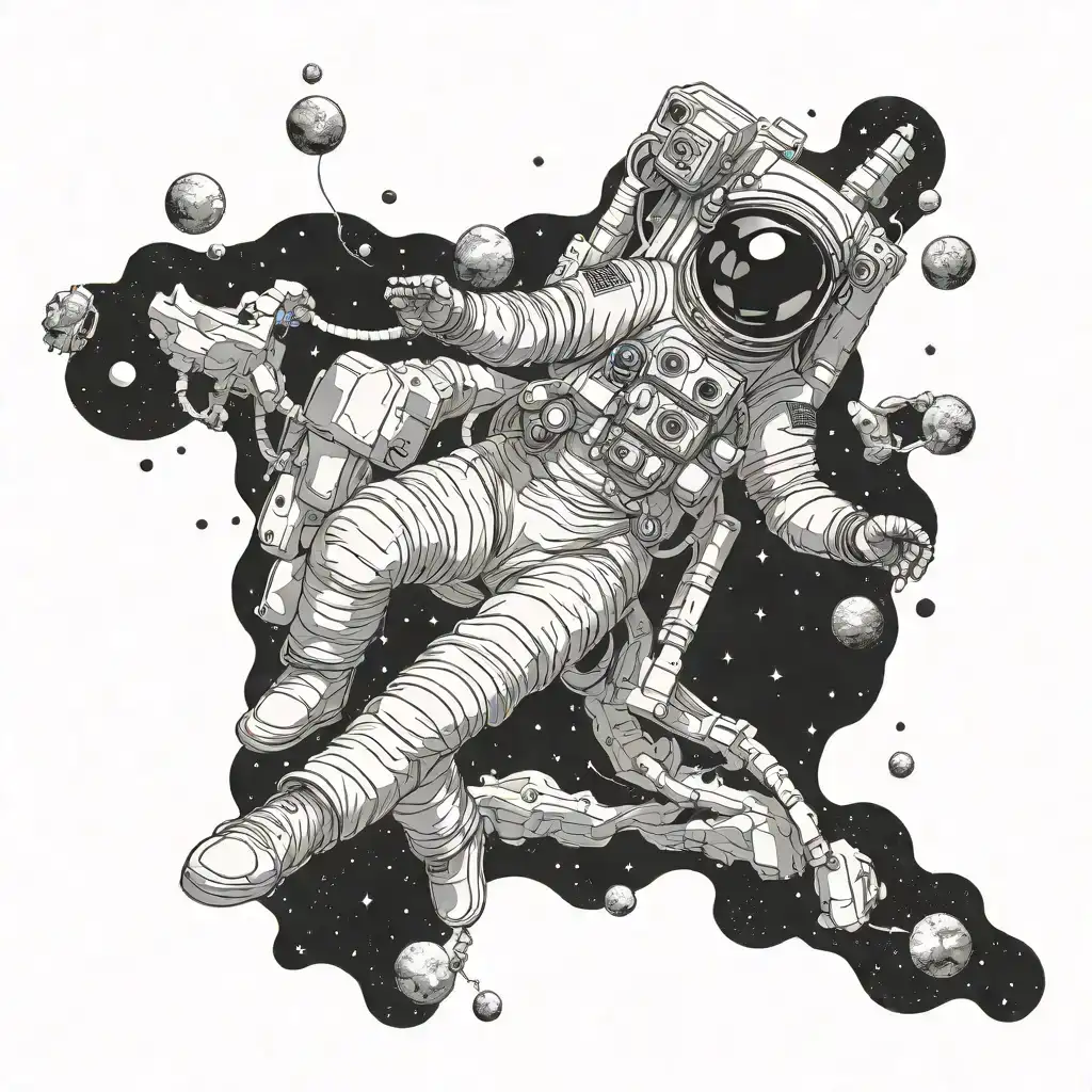 Space With Astronaut Suit