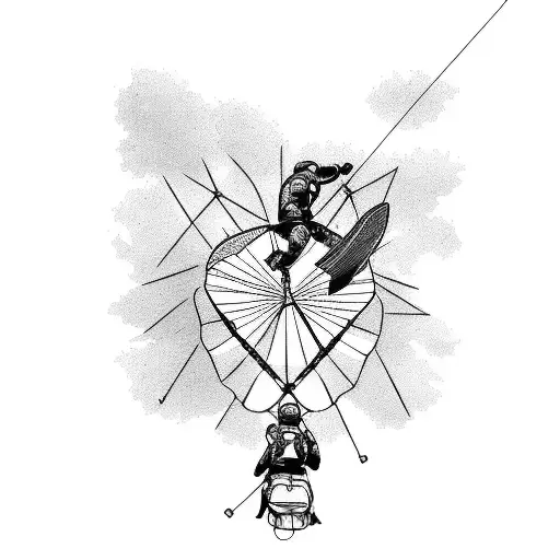 Mountain Paraglider Ski