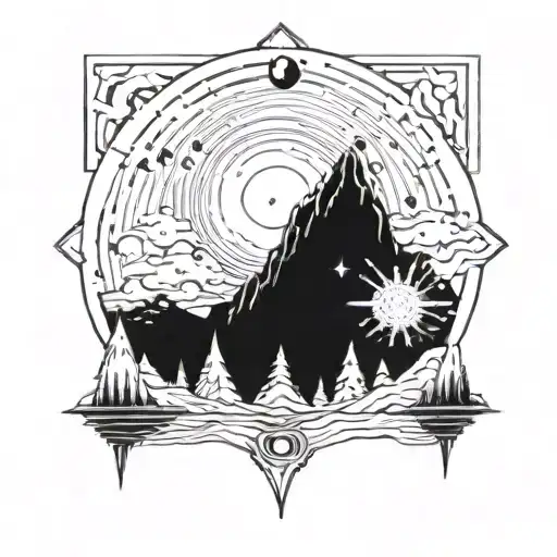 War Space Family Mountains