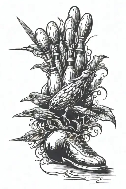 Bowling Hunting Scene