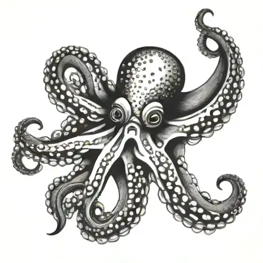 Octopus Holding Crystals