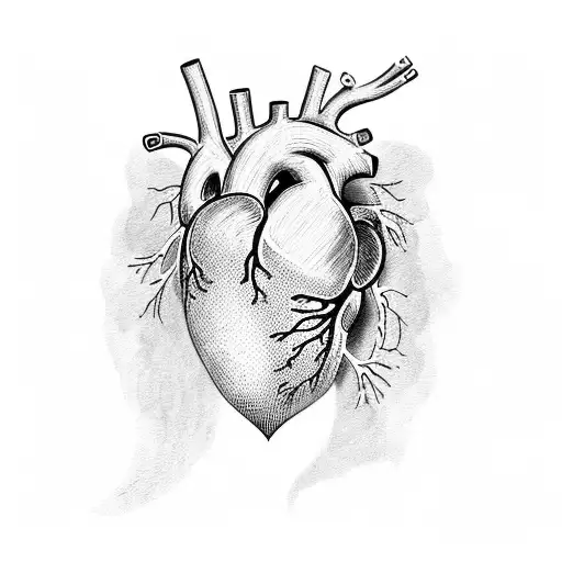 Human Heart With The Word Andrea And Love You More