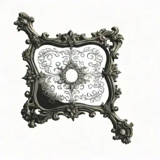 Baroque Mirror Victorian Gothic
