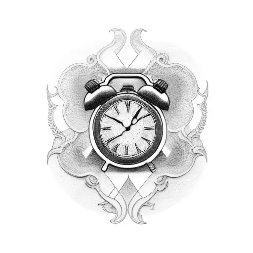 Number 1 With Time Clock And The Word More