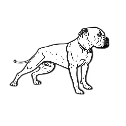 A Pit Bull Dog 3D Trippy