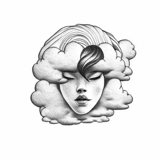 Girl With Cloud Head