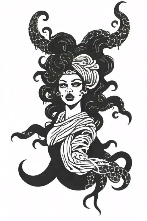 Furious Medusa Using Bandana
