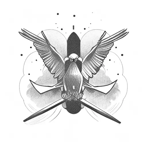 A Condor Soaring Above A Vintage Car With A Coffee Cup In Its Talons