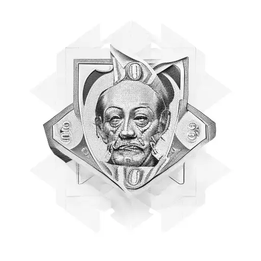 Stack Of Money With Motivational Quotes