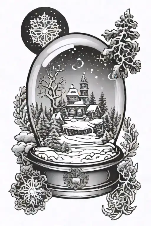 Snow Globe Inside