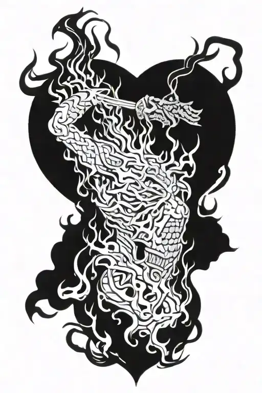 Empty Gabimaru Execution By Fire Hellish Paradise