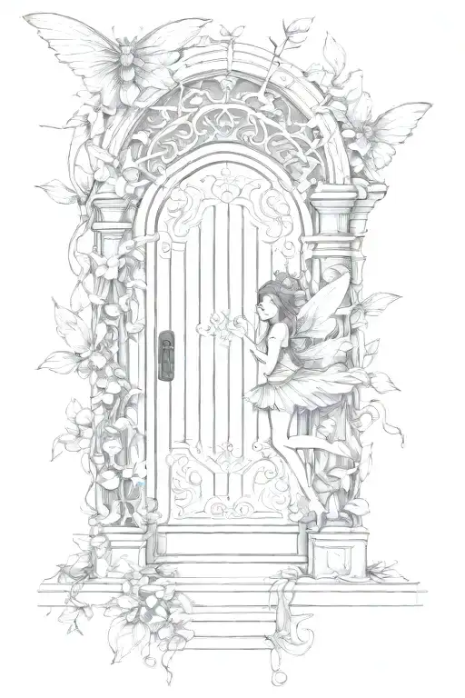 Fairy And Fairy Door