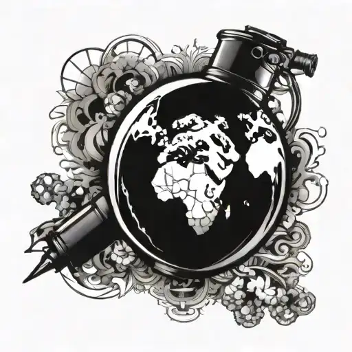 Grenade Shaped Globe