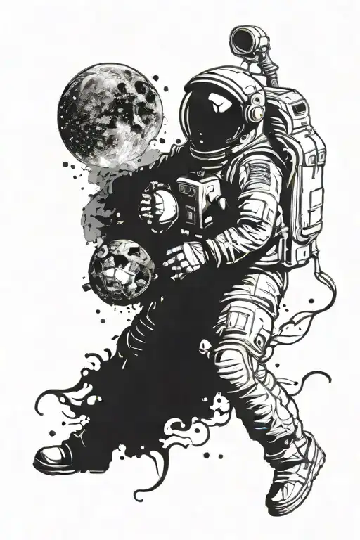 Space With Astronaut
