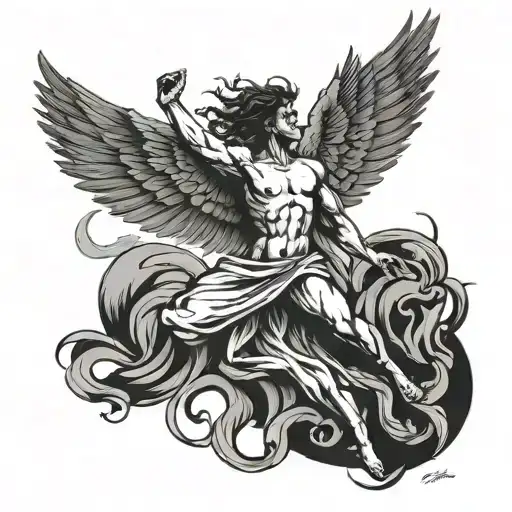 Icarus Falling Angel