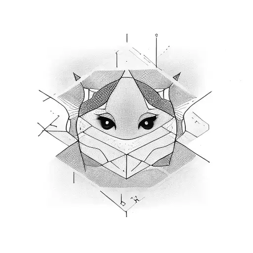 Square Big Square Little Square Simple Filled Full Fatty