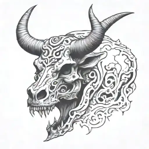 Skull Of A Bull