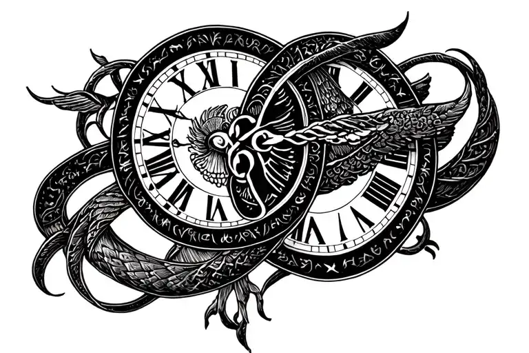 Gaddes With Roman Numerals Intertwined