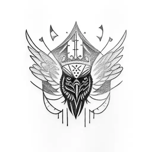 Traditional Black Crow King