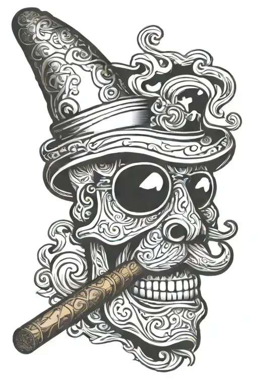 Cover Smoking A Cigar