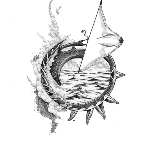 Aegean Sea With Turkey And Greece