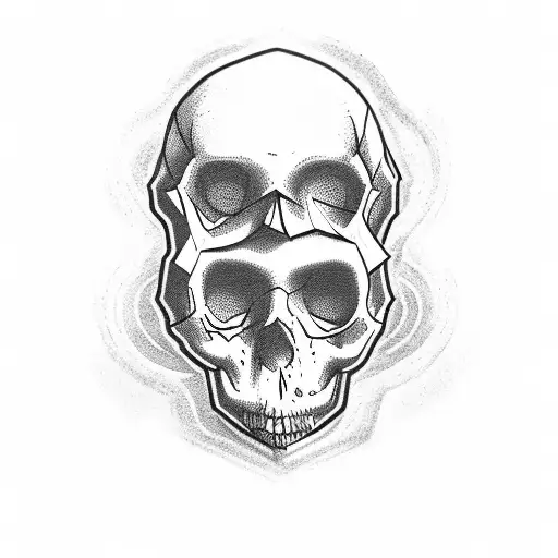 The Name Tiffany With Skull And Creepy Text