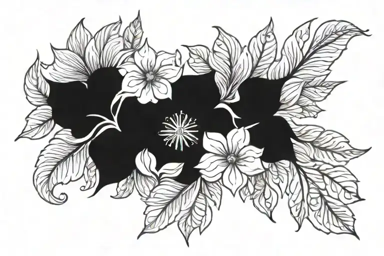 Floral Design Incorporating Symbols