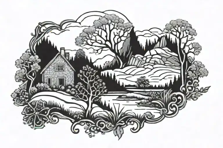 Irish Outdoors Scene