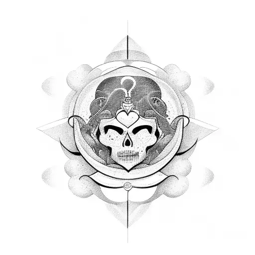 Self-love Symbol With A Touch Of Darkness