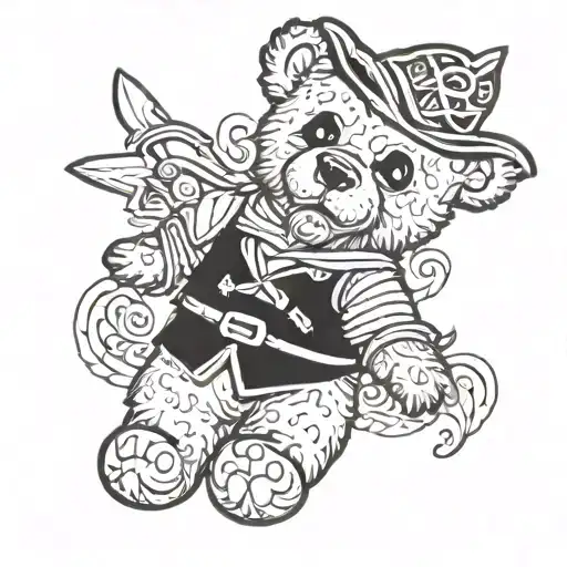 Pirate Teddy Bear
