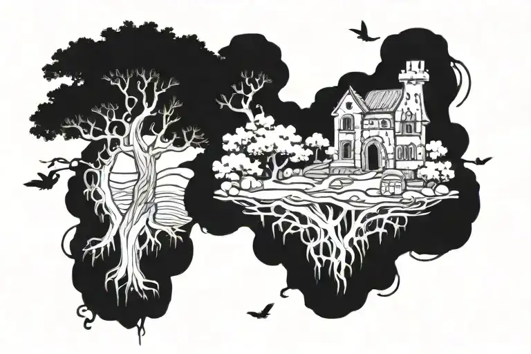 Poison Tree Growing Around Lil Peeps Castle Surrounded