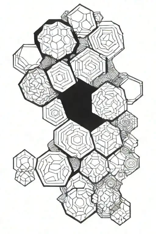3D Hexagon Pattern