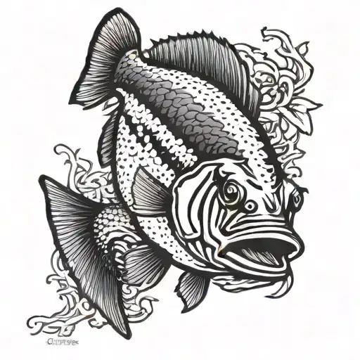 Largemouth Bass With Chicago