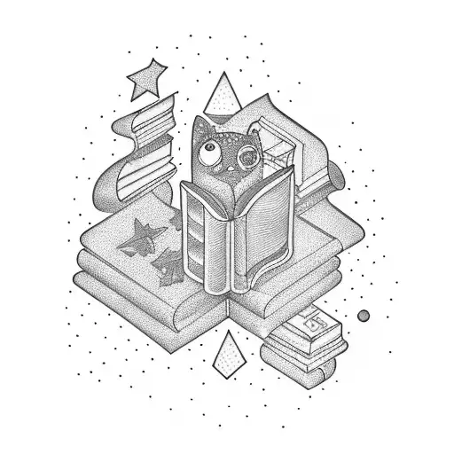 Lost In A Book Beneath A Starlit Sky