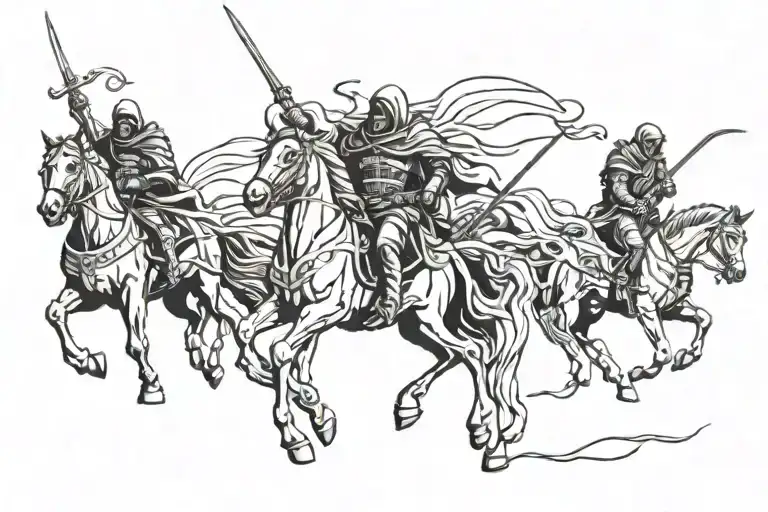 Four Horsemen Apocalypse Reaper