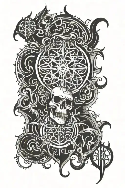 Gothic Writing Metal Music