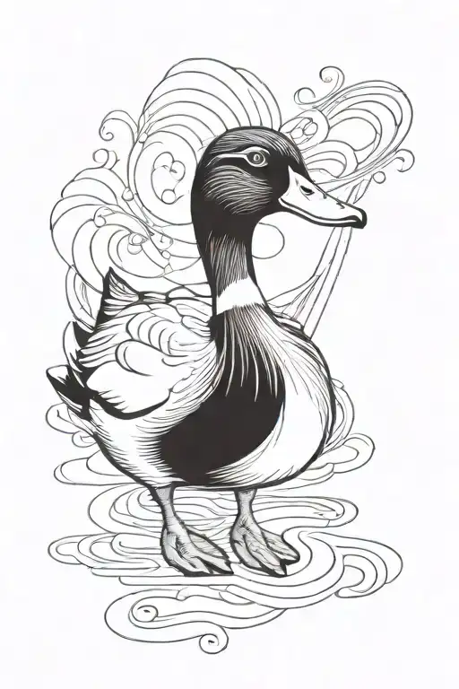 Just A Duck Without Background