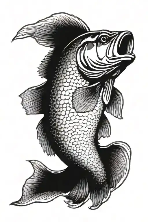 Largemouth Bass With Chicago