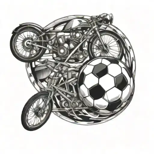 Combine A Soccer Ball And A Bike Into A Unique Design