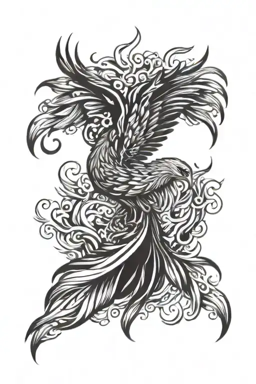 Phoenix Rising From Ashes