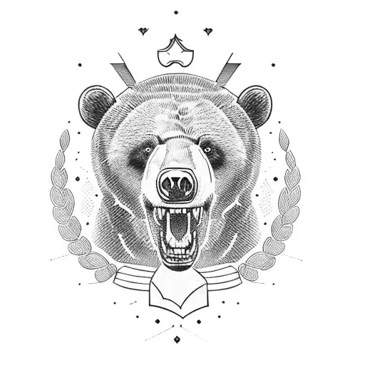 Black Bear Family Crest