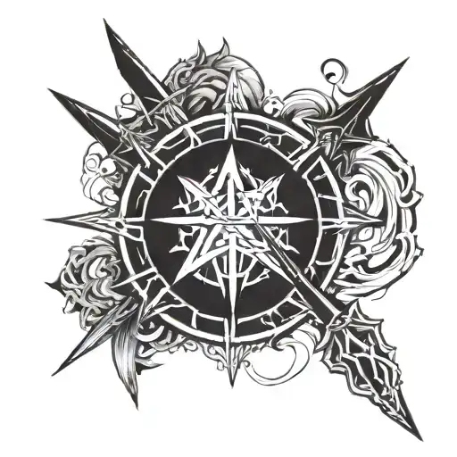 Delta Symbol Blade Sword Symbol