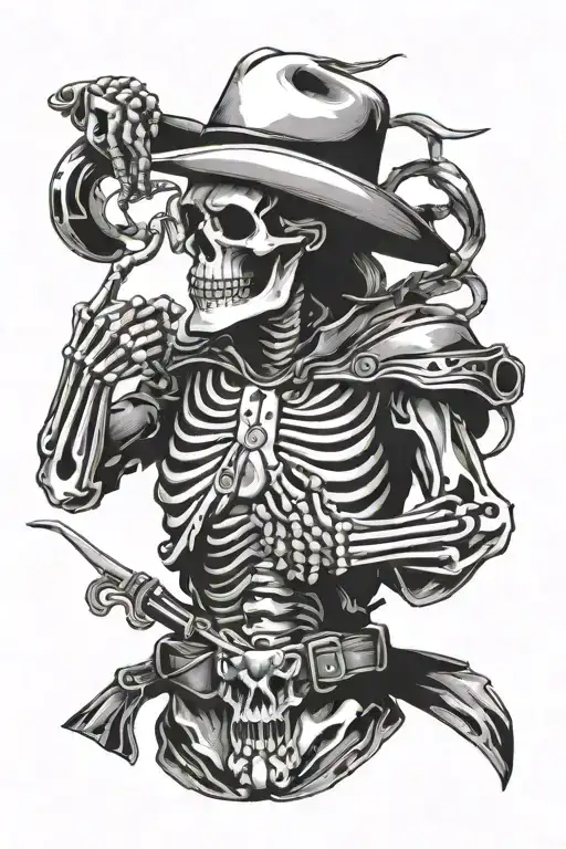 Skeleton Cowboy