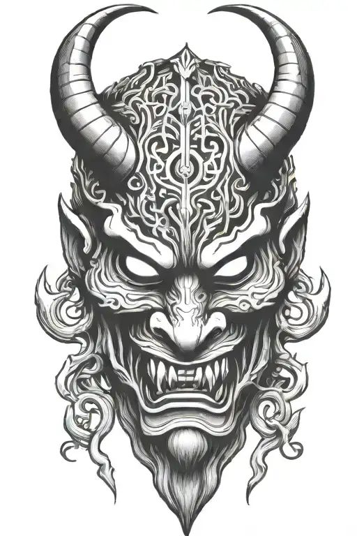 Oni Demon Mask
